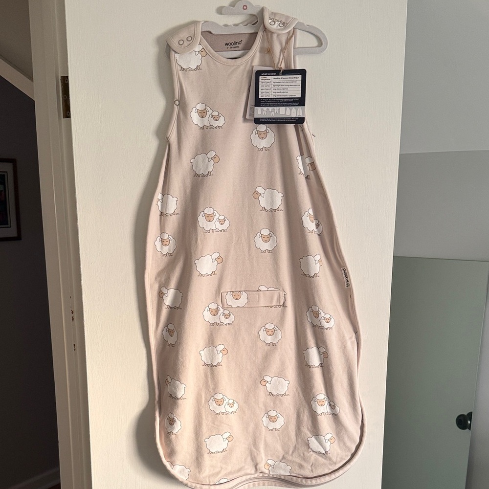 NWT Woolino Organic, Sheep Sleep Bag, Sleep Sack